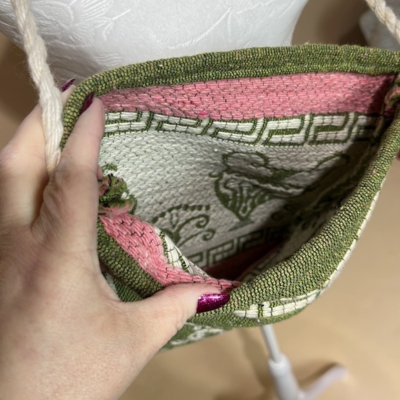 Vintage woven Greek style cross body bag - Picture 5 of 15